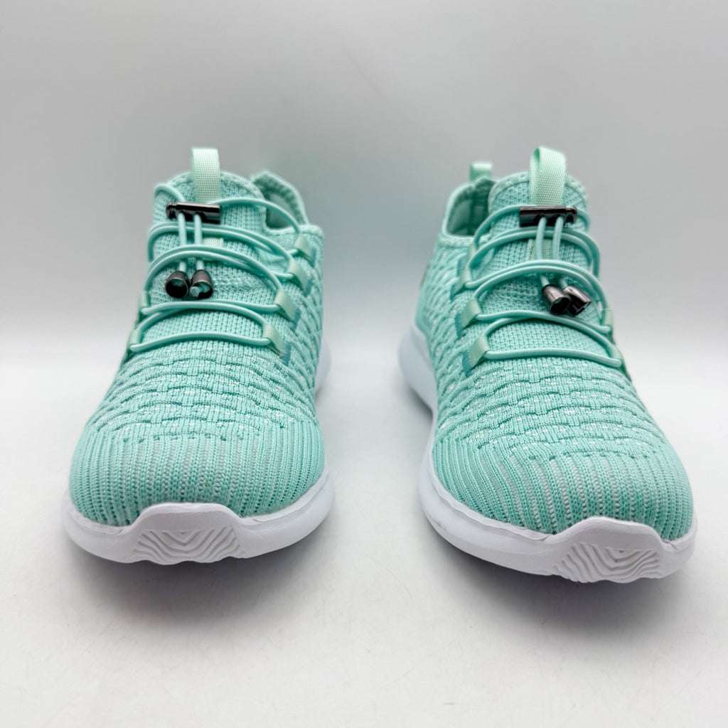 Propet Womens Travelbound Sneakers US 6 M Icy Mint Blue Bungee NIB
