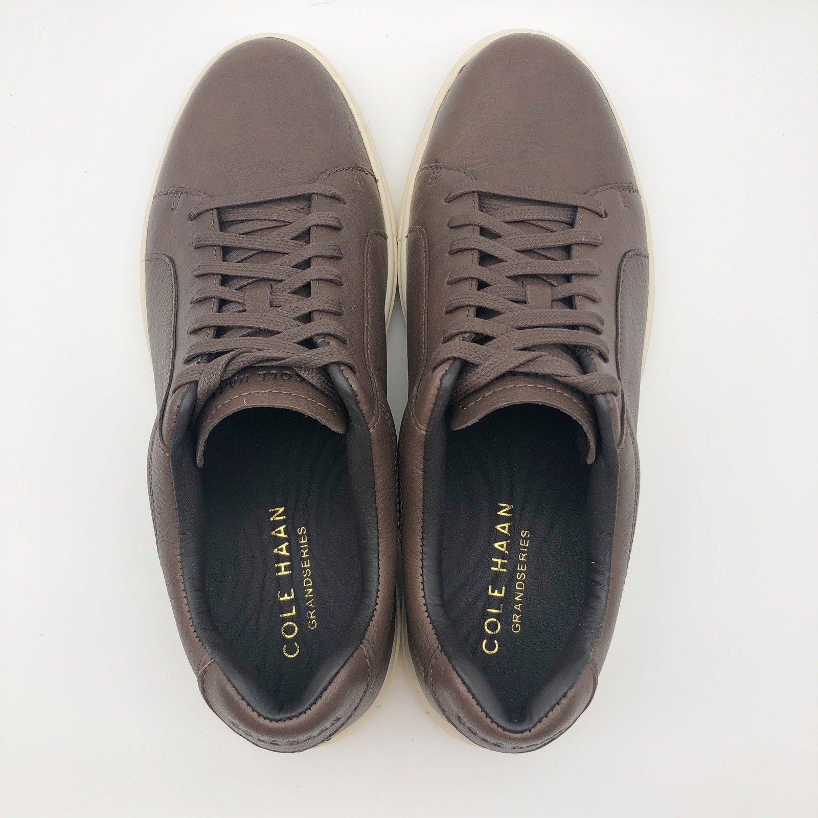 Cole Haan Mens Jensen Low-Top Casual Sneakers Size 9 M EU 42 Brown Leather NIB