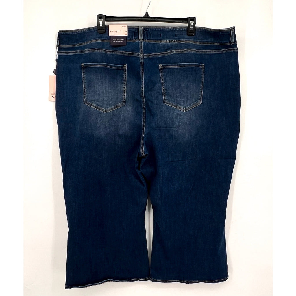 NYDJ Womens Major Wide Leg Capri Jeans 28WL Serendipity Blue NWT