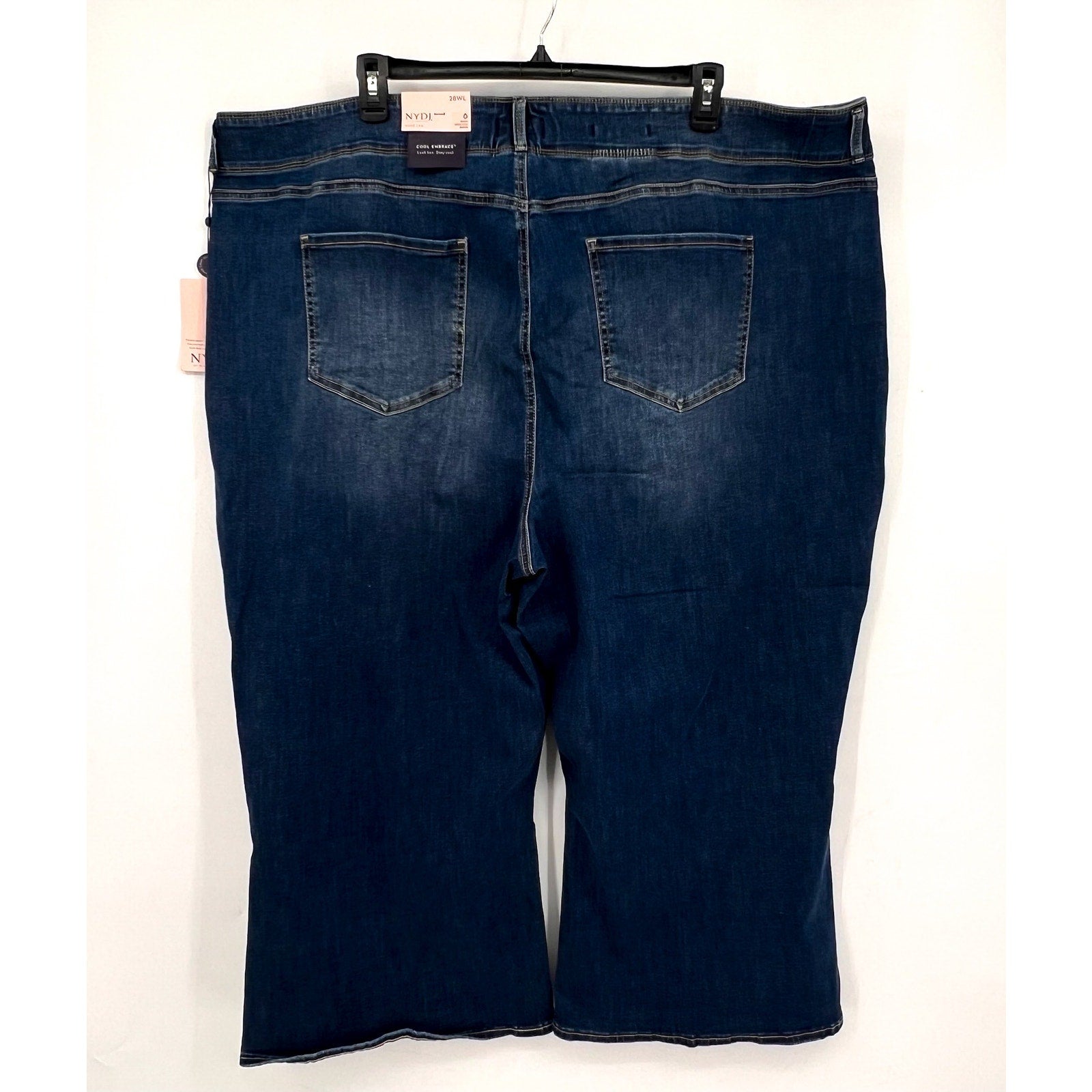 NYDJ Womens Major Wide Leg Capri Jeans 28WL Serendipity Blue NWT