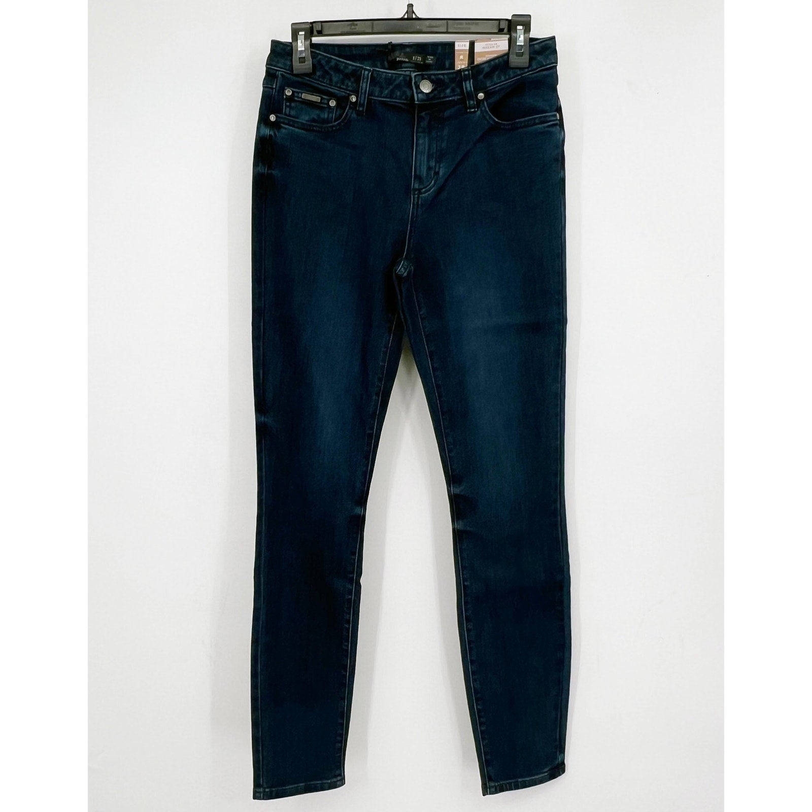 Prana Womens Sienna Skinny Jeans 29x31 US 8 Deep Blue Stretch Denim Mid Rise NWT