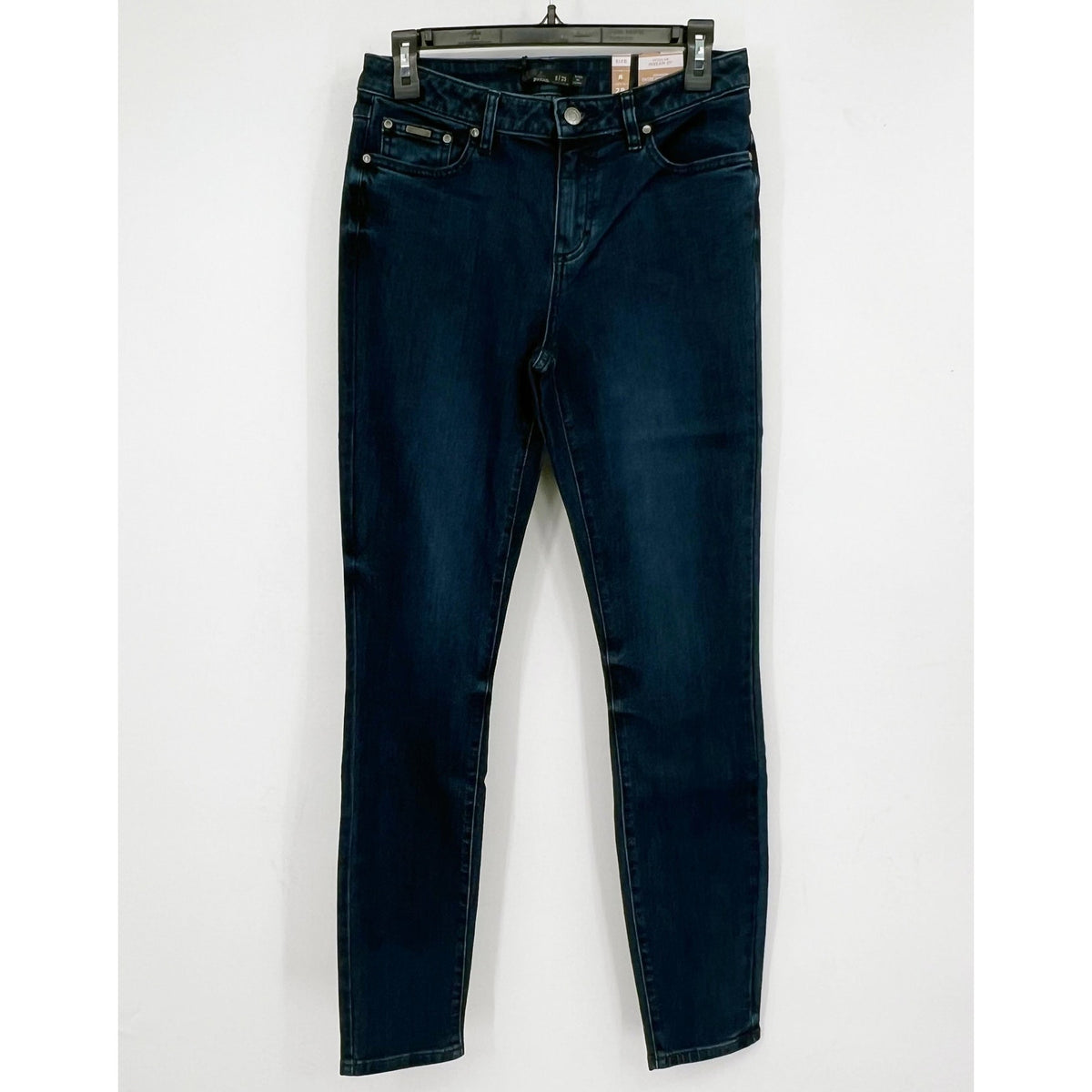 Prana Womens Sienna Skinny Jeans 29x31 US 8 Deep Blue Stretch Denim Mid Rise NWT