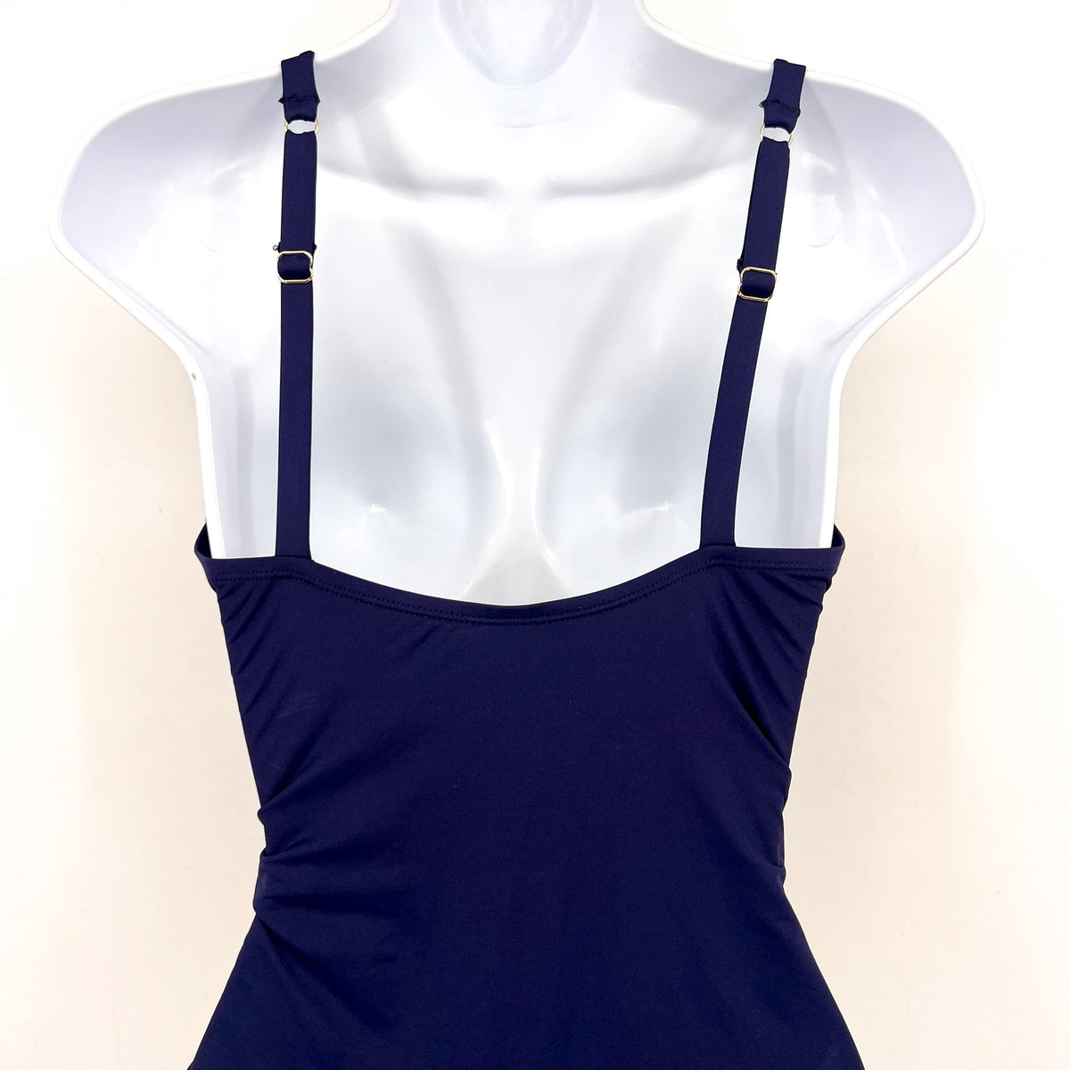 Tommy Bahama Womens Pearl One-Piece Swimsuit Size 10 Navy Blue Cross Front NWT