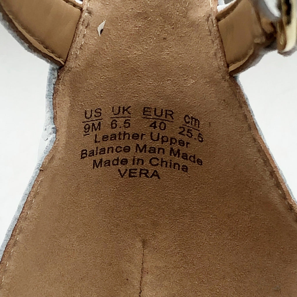 Naturalizer Womens Vera Sandals US 9 M EU 40 White Block Heel NWB