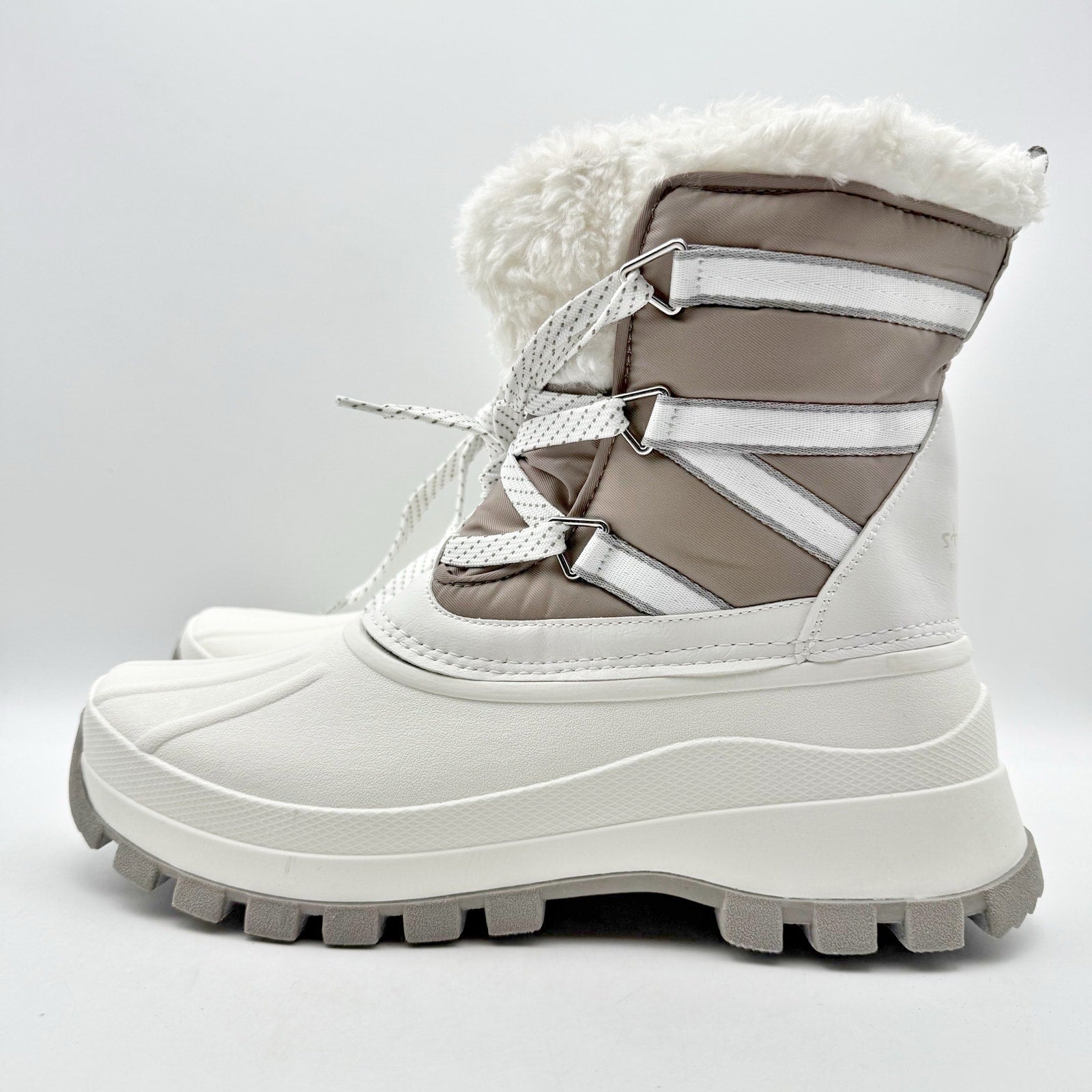 Storm by Cougar Womens Fresno Snow Boots US 11 EU 42.5 White Waterproof NIB