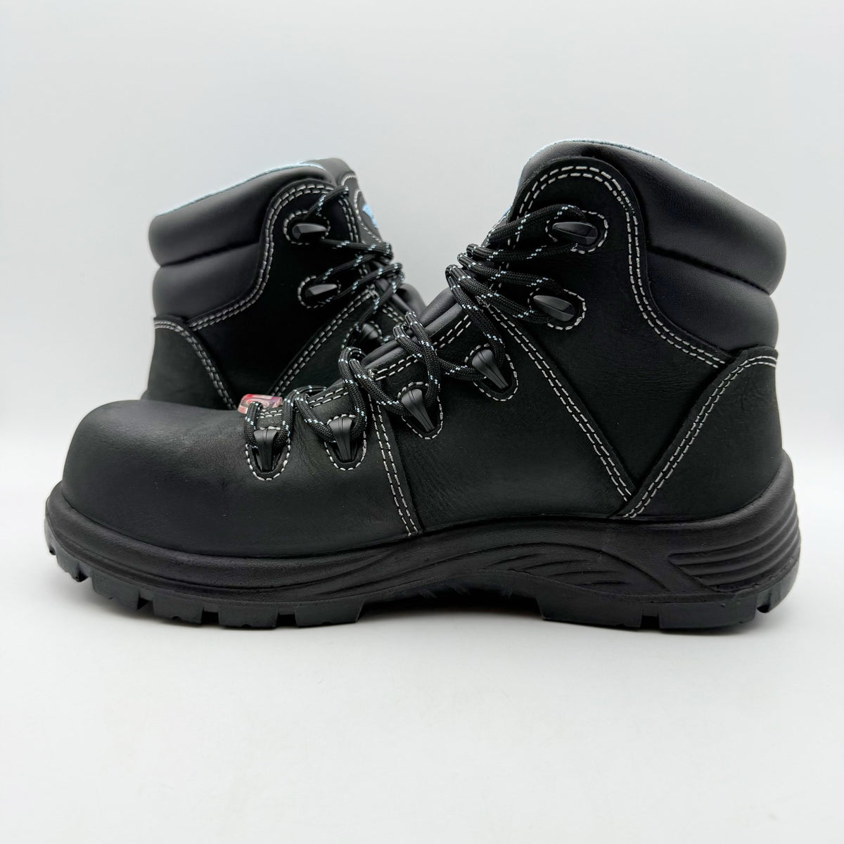 Avenger Womens Framer A7127 CT Work Boots Size 9 B Black Leather Waterproof NIB