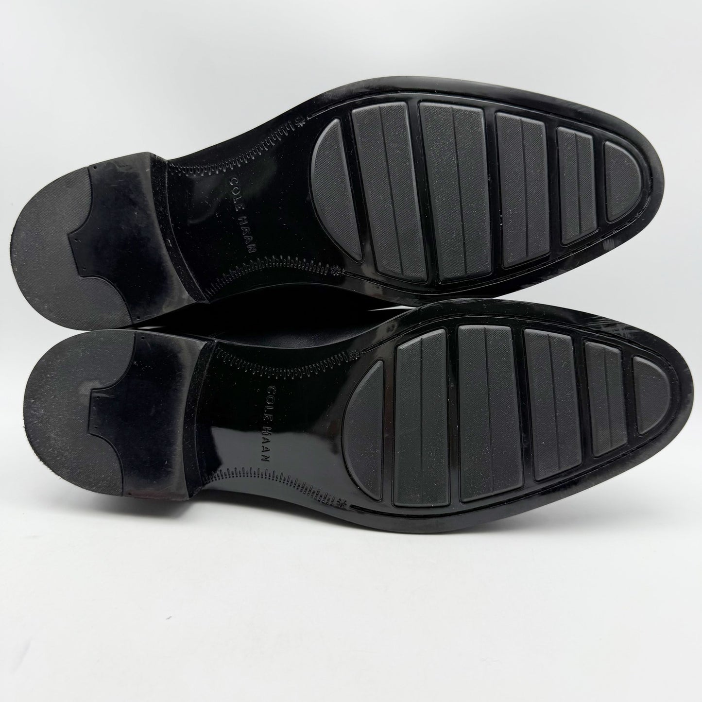 Cole Haan Mens Lenox Hill Cap Oxford Shoes US 11.5 Wide Black Leather NIB