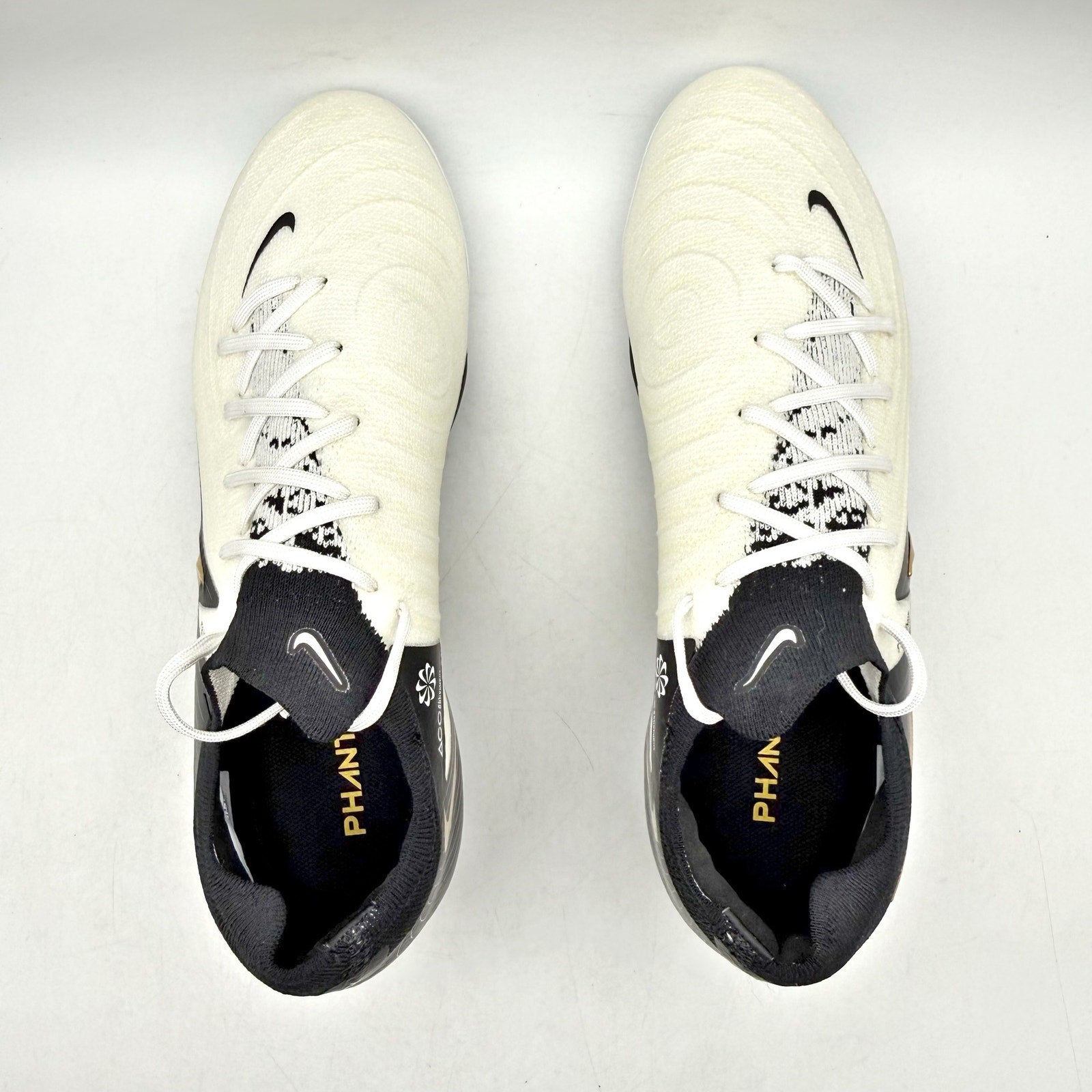 Nike Mens Phantom GX II Pro FG Soccer Cleats US 7.5 Black White FJ2563-100 NWOB