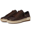 Rieker Womens Maditta 00 Casual Low Sneakers Size 6 EU 37 Brown Leather NIB