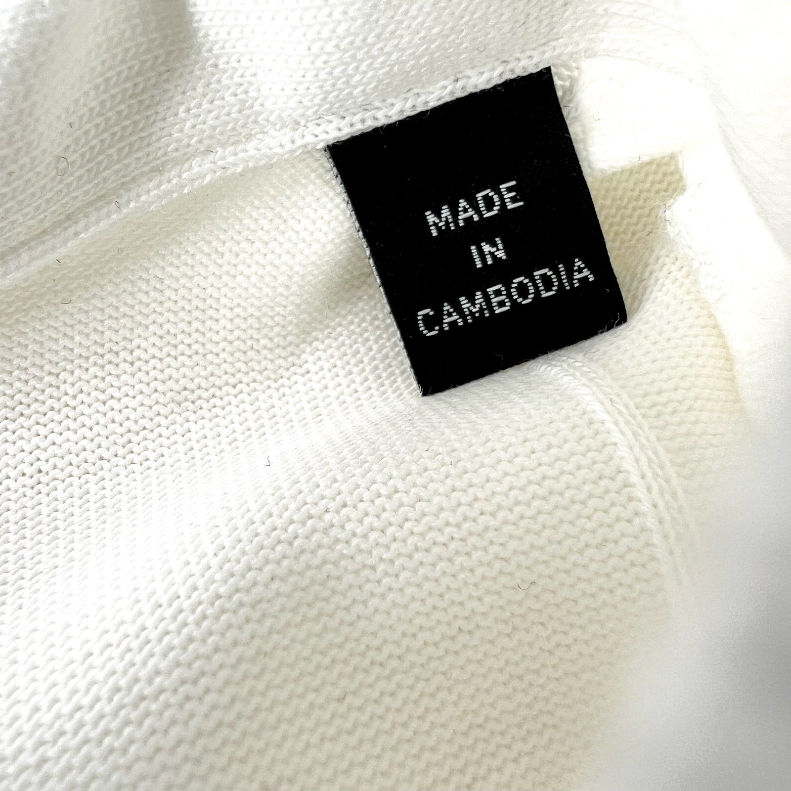 ARMANI EXCHANGE Men's Jacquard Short Sleeve Polo Shirt Large White 1116 NWT