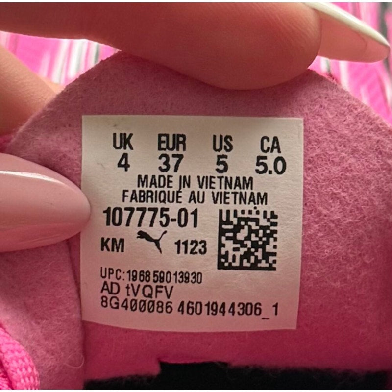 Puma Kids Ultra Play FG/AG Soccer Cleats Size 5 Youth Pink Black NWOB