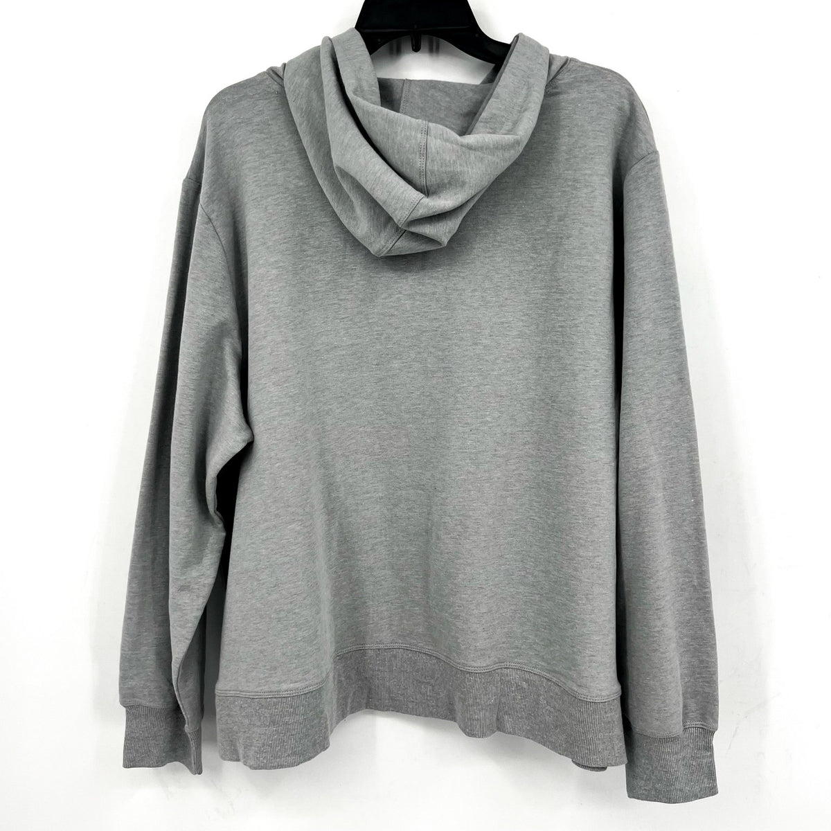 IDEOLOGY Women's Fleece Hoodie Large Grey Zinc Heather Sweatshirt NWT