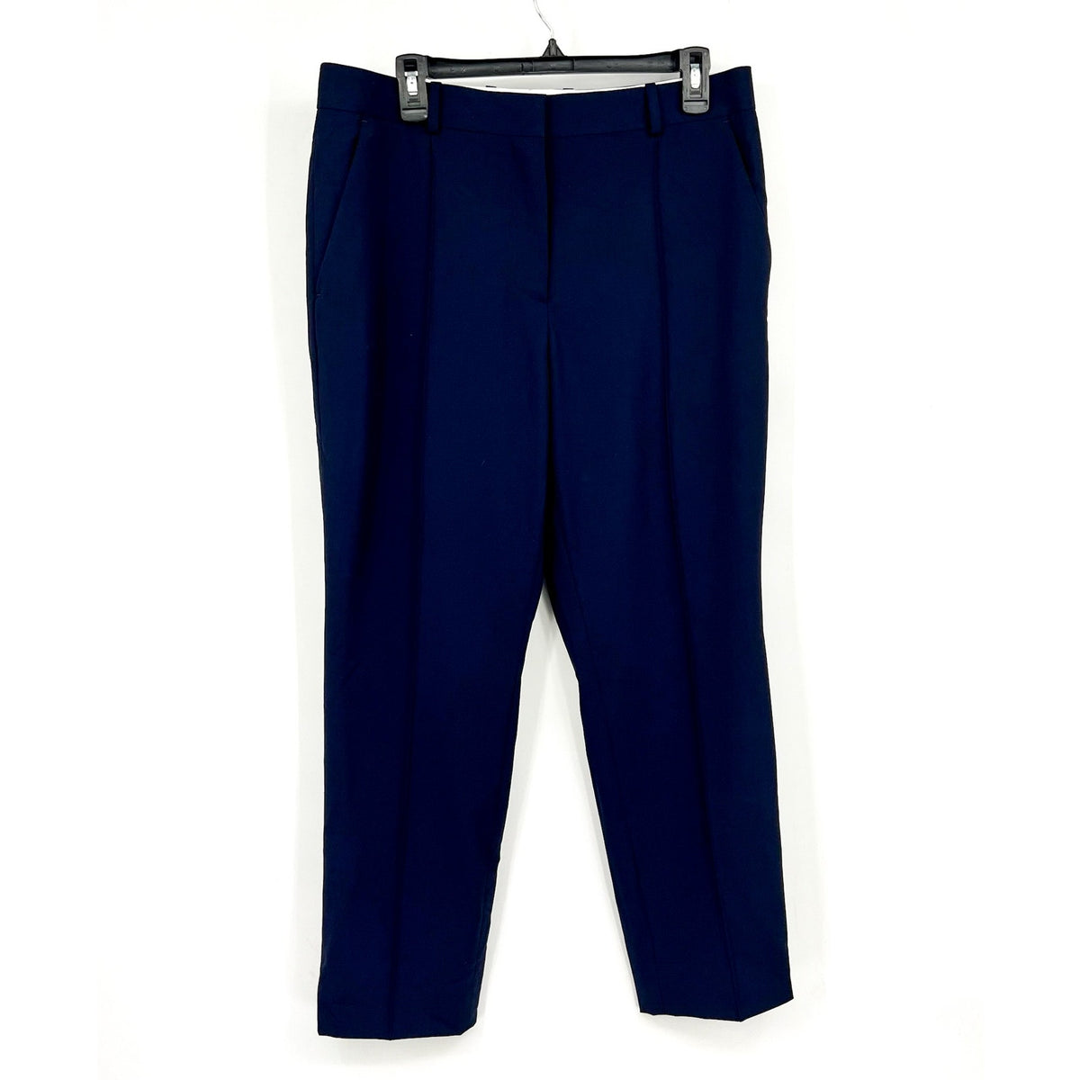 EVERLANE Women's The Italian GoWeave Crop Trouser Pants Size 10 Navy Blue NWT