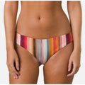 PRANA Women's Gemma Reversible Bikini Bottom Small Multi Baja Stripe UPF 50+ NWT