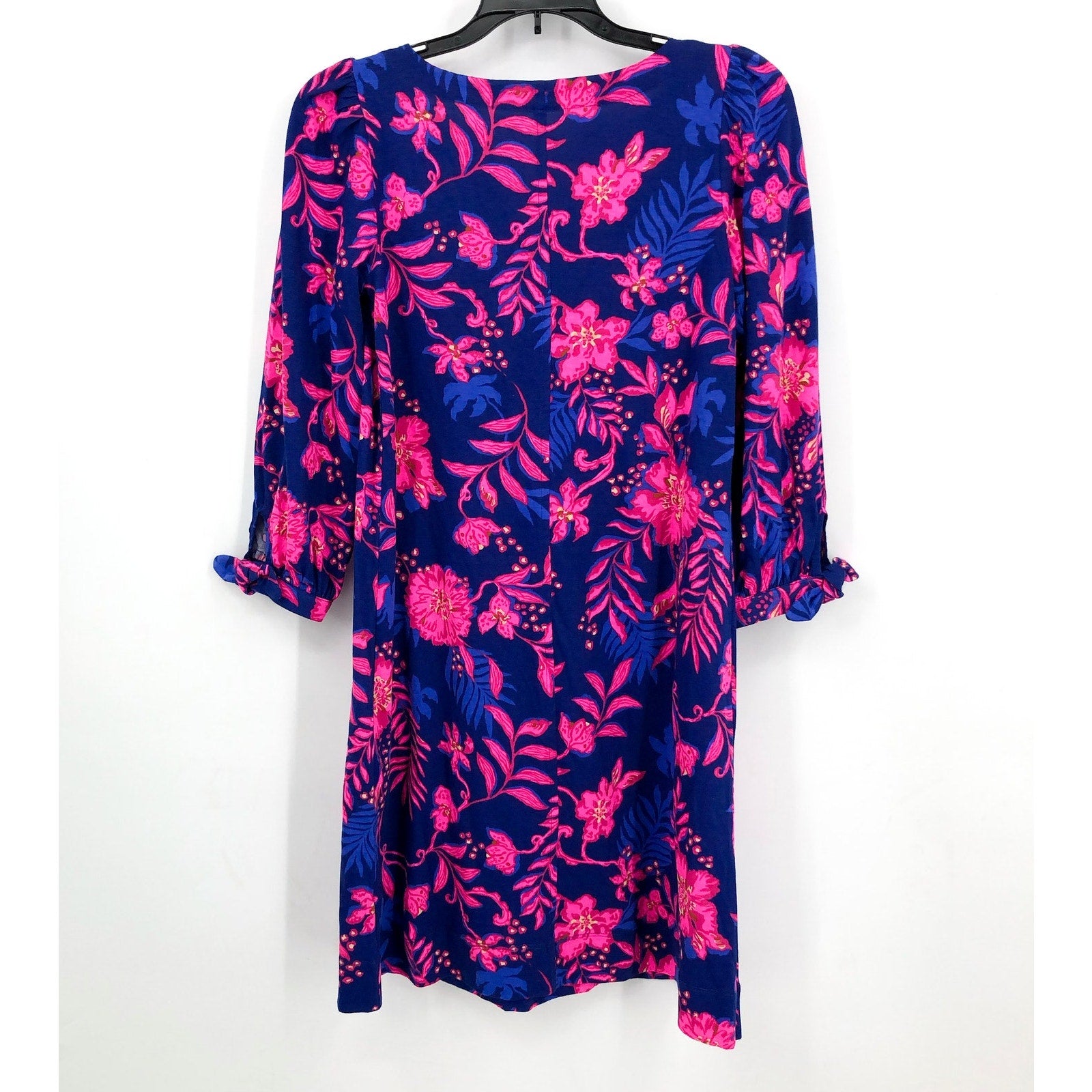 LILLY PULITZER Cathy Mini Dress XS Blue Pink Med Never Ending Summer NWOT