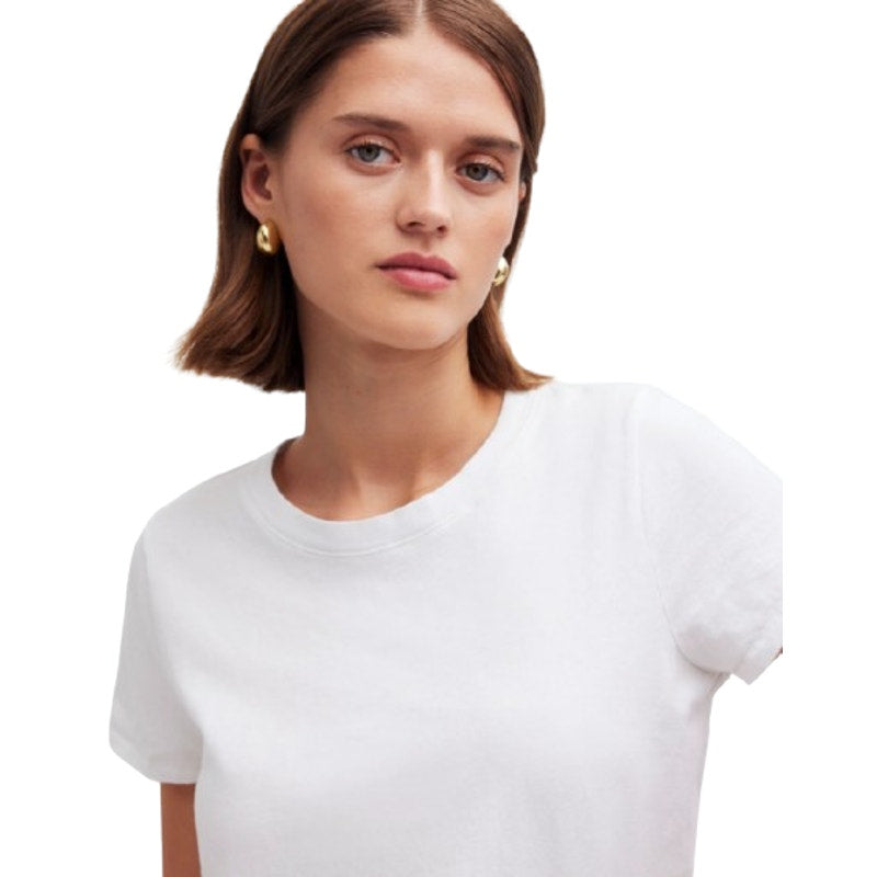 MADEWELL Women's Northside Vintage Tee Medium White Chalk Short Sleeve J8526 NWT