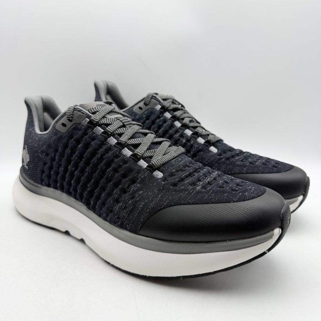 Rabbit Mens Dream Chaser Running Shoes Size 10.5 Black White Athletic NIB