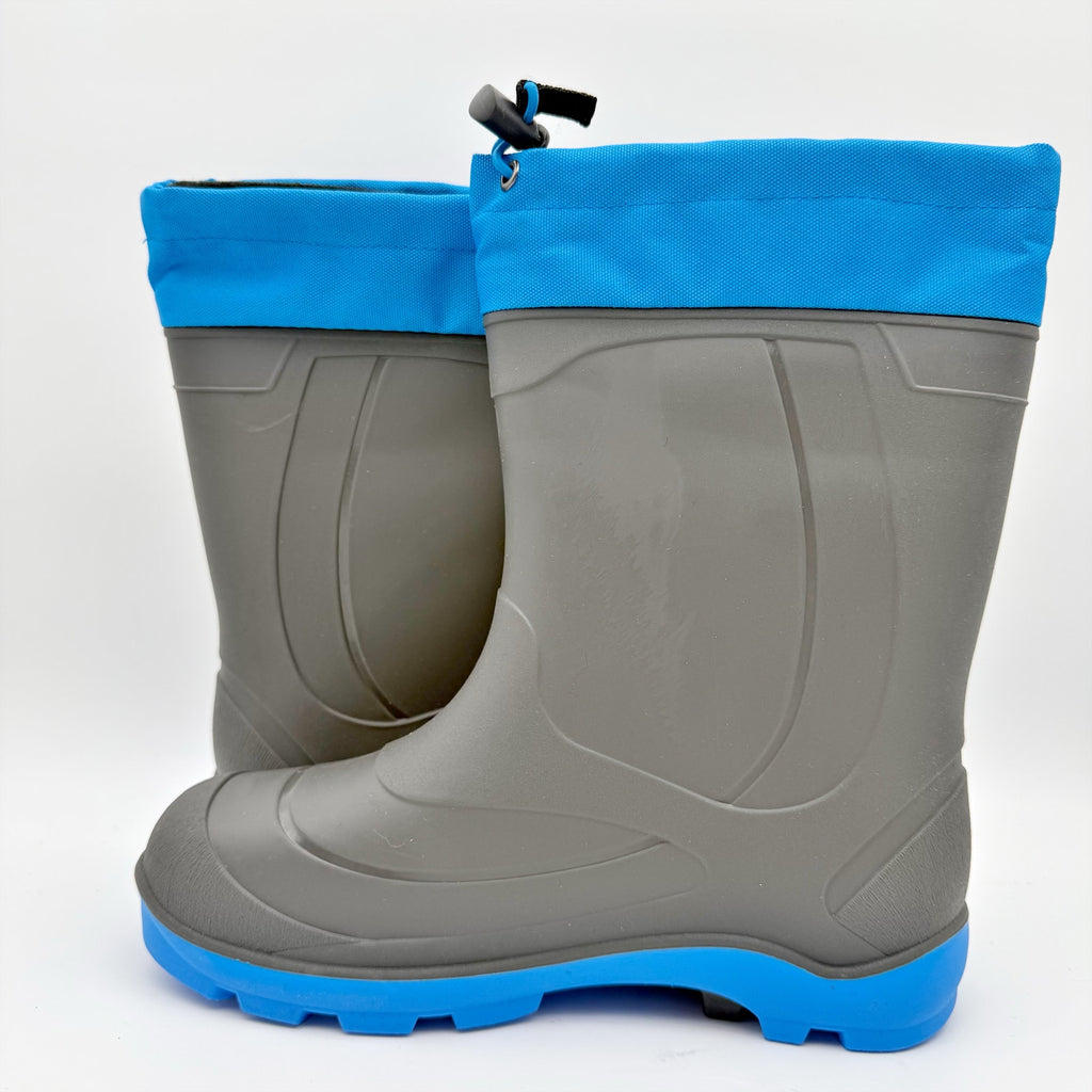 Kamik Kids Snobuster Winter Boot US 6 EU 38 Grey Blue Waterproof NIB