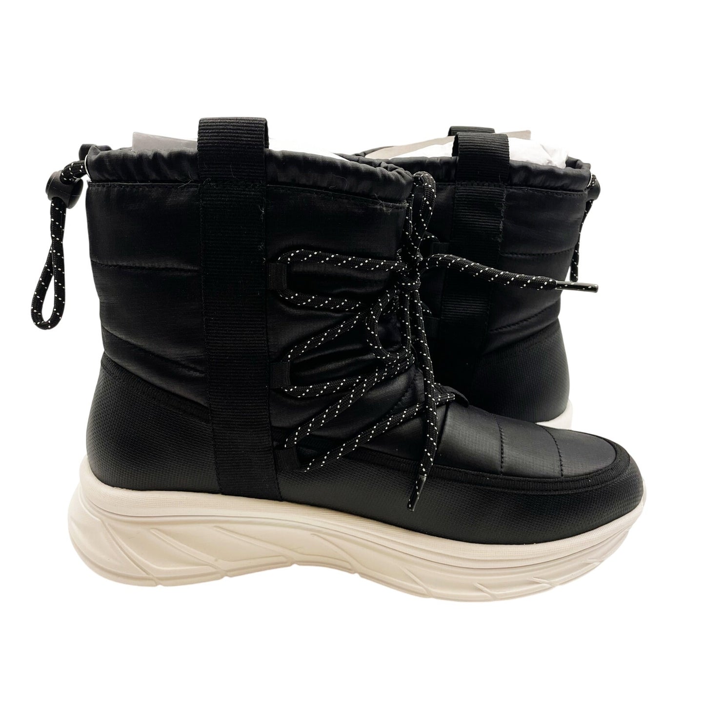 J/Slides Women's Nylon Will Boots Size 8 Black Outdoor Winter & Snow NIB