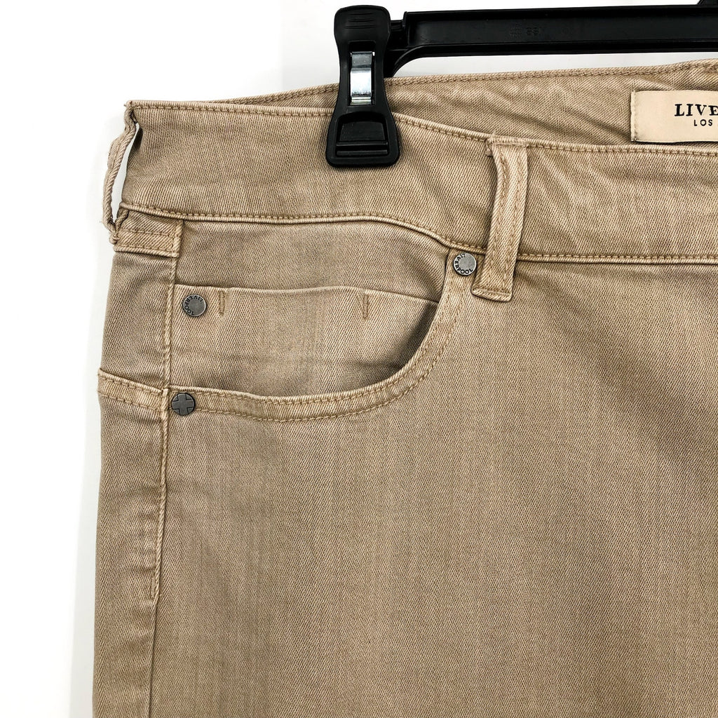 LIVERPOOL Women's Piper Hugger Ankle Skinny Jeans Size 18W Biscuit Tan NWT