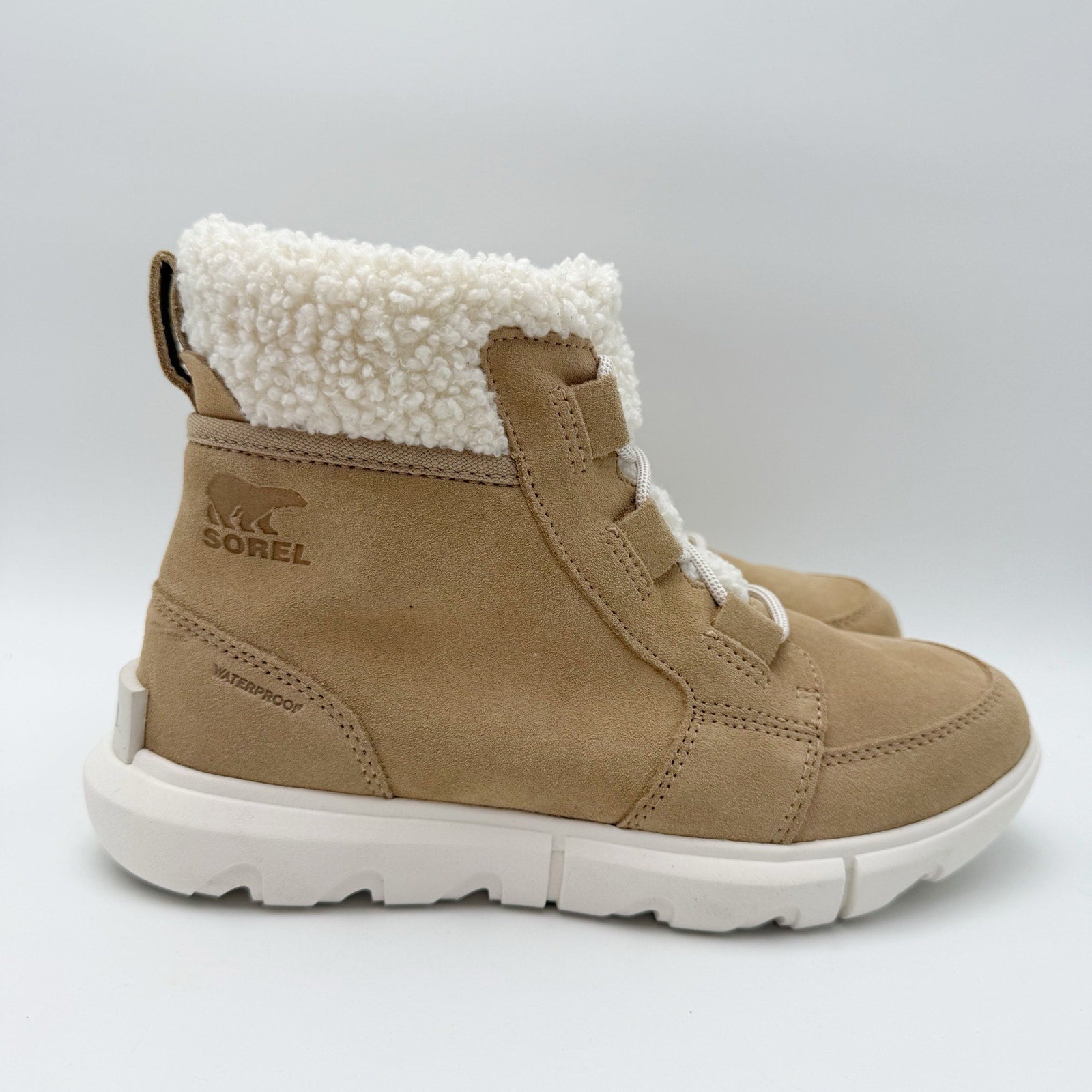 Sorel Womens Explorer Next Carnival Boots US 7 Tan Winter Waterproof NIB