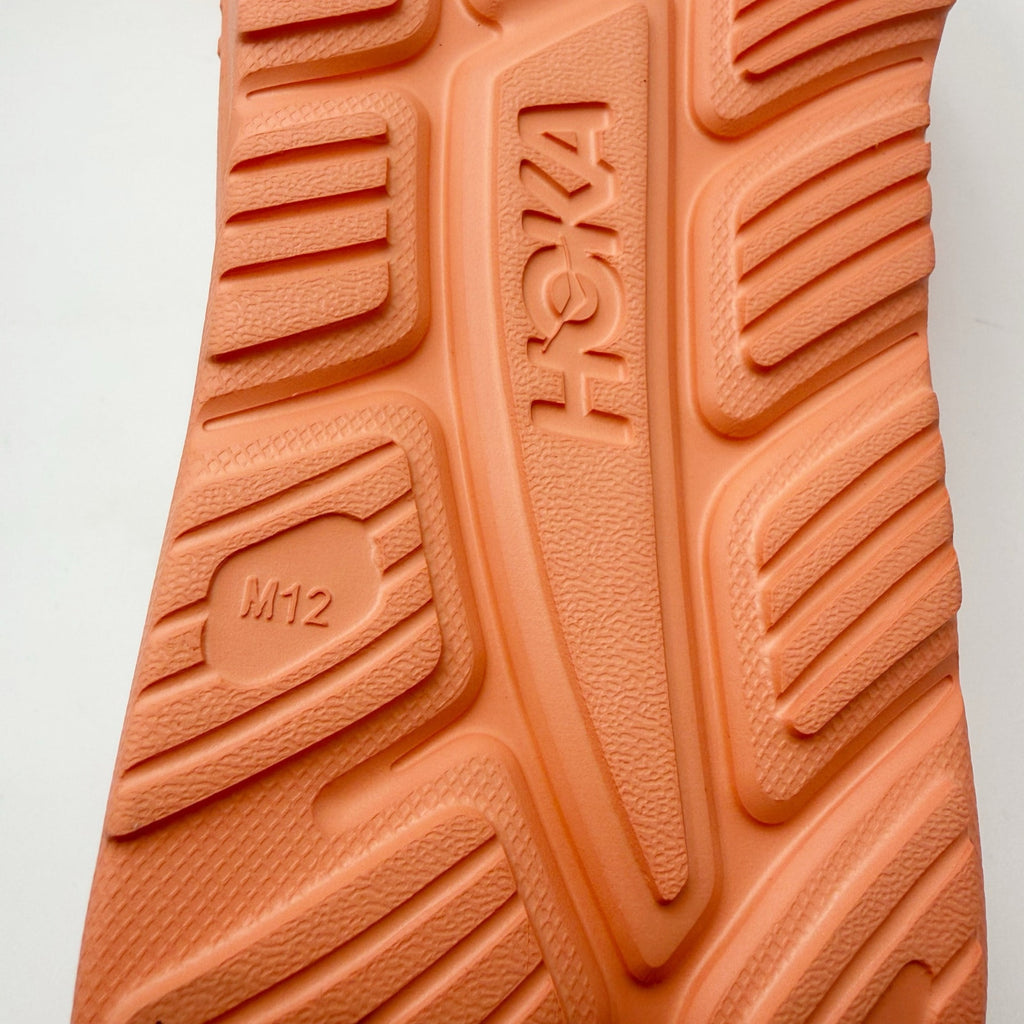 Hoka Mens ORA Recovery Slide 3 Sandals Size 12 Orange Papaya NWOB