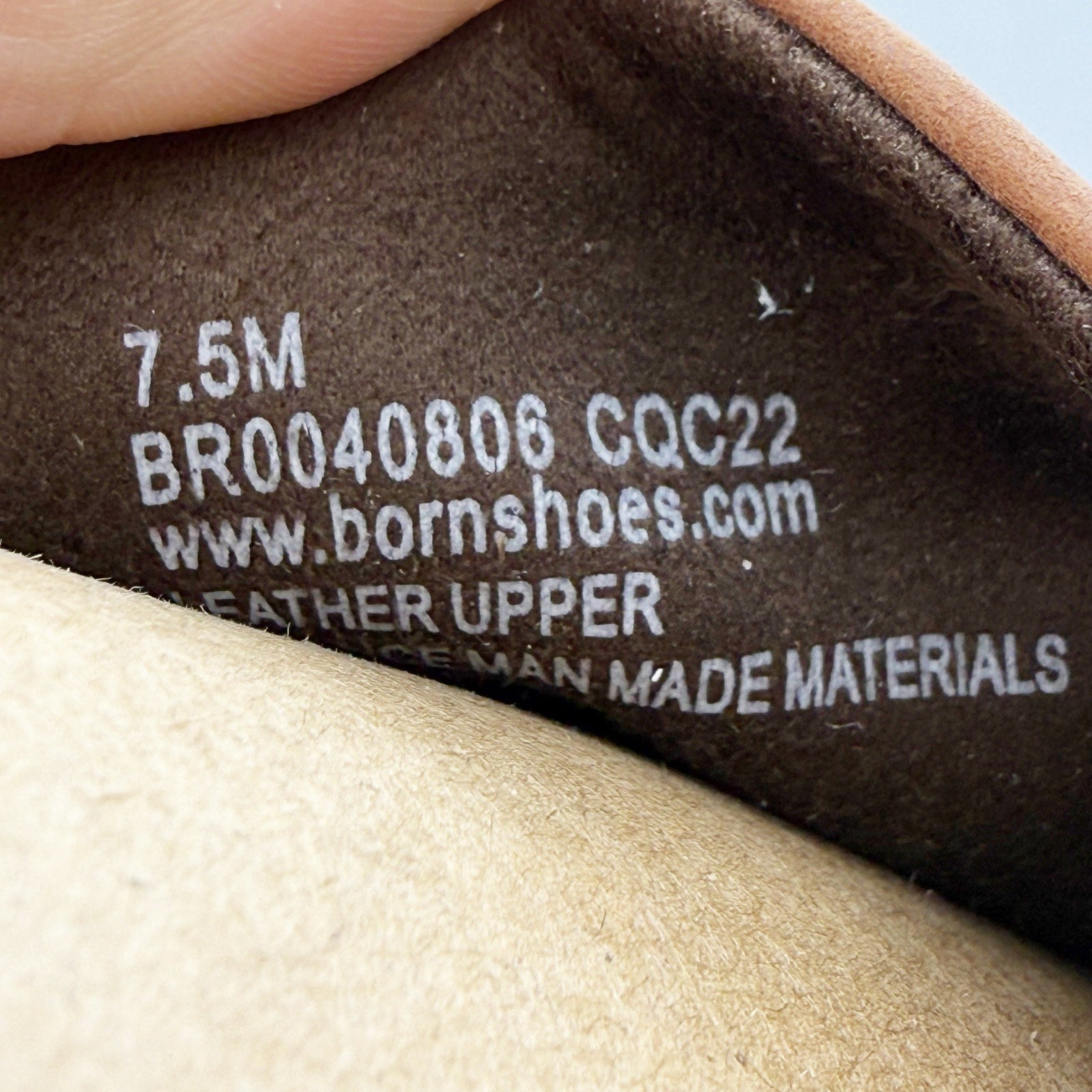 Born Womens Shaunie Knee High Boots US 7.5 M Brown Leather NIB