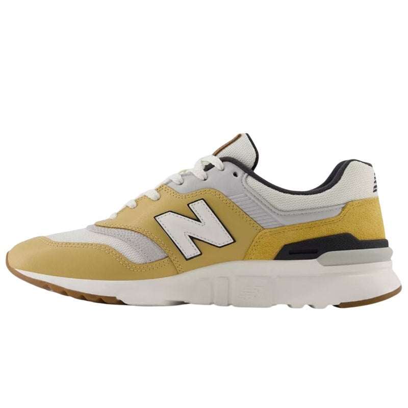New Balance Mens 997H Casual Sneakers Size 9.5 Yellow White Athletic NWOB