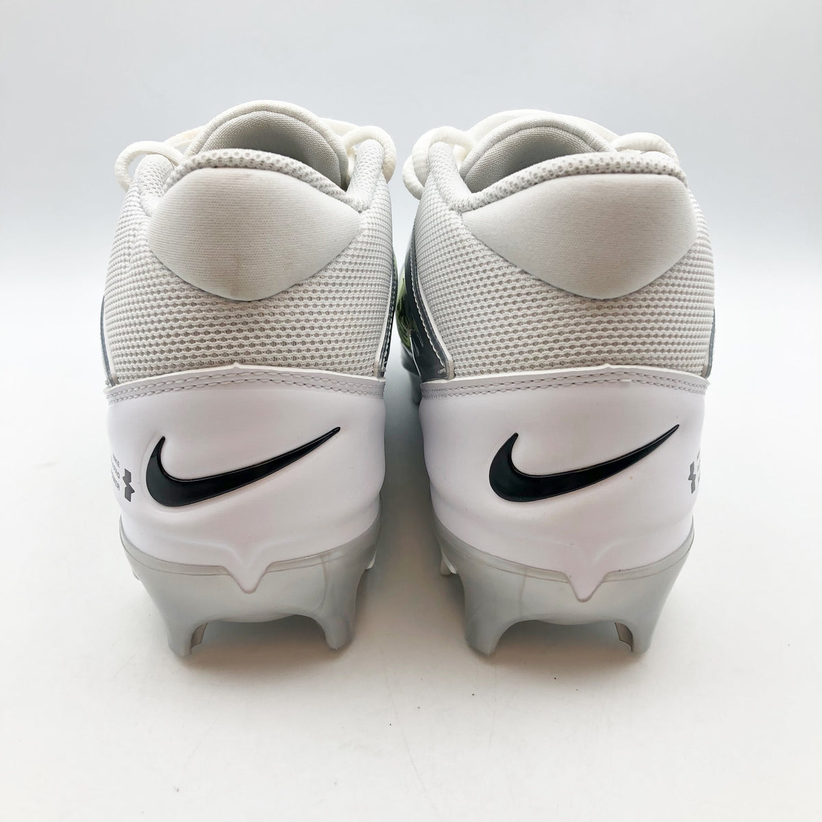 Nike Mens Alpha Menace 4 Pro Molded Football Cleats Size 11.5 White Black NWOB