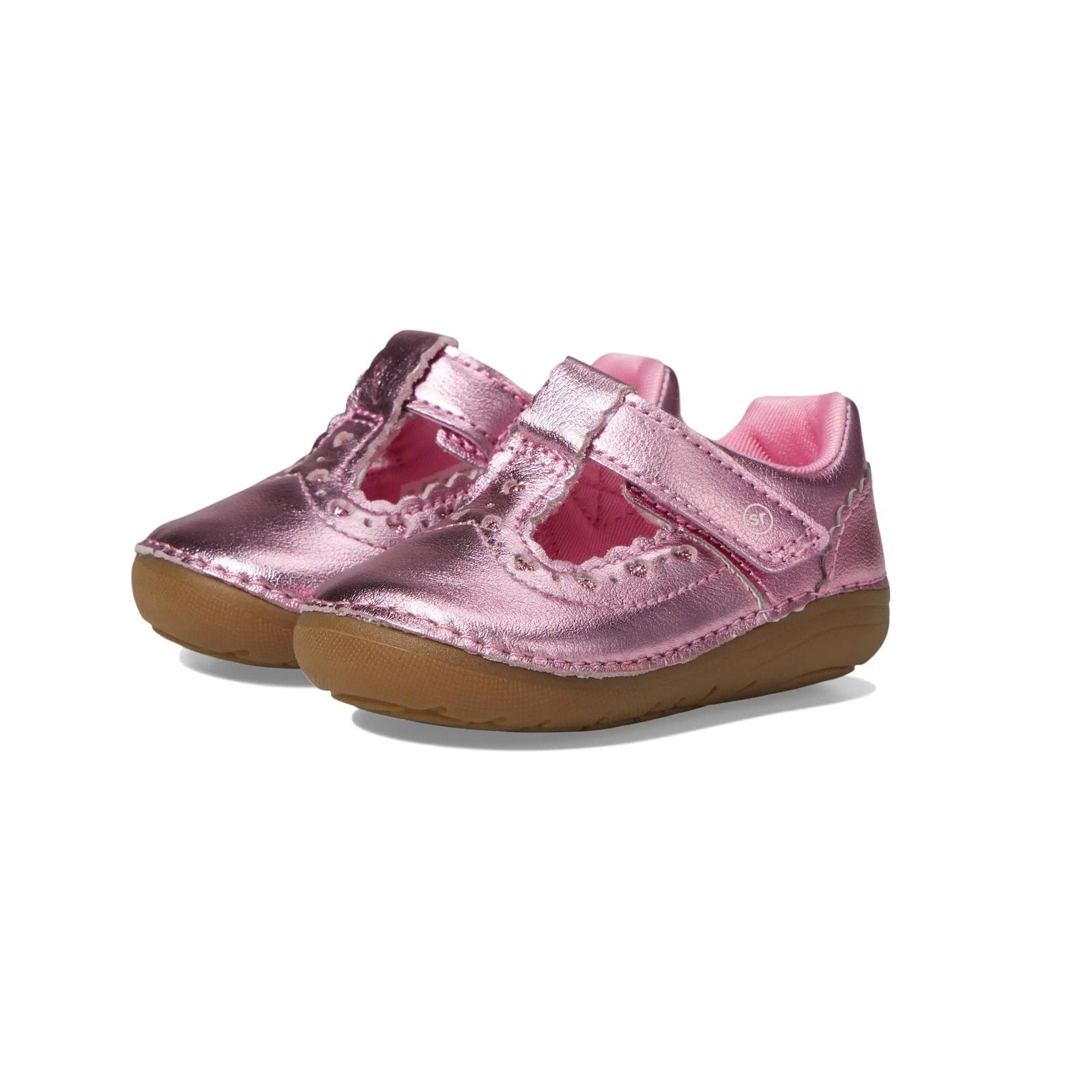 Stride Rite Girls Adira Flat Size 3 Pink Fuchsia Toddler Shoe Mary Jane NIB