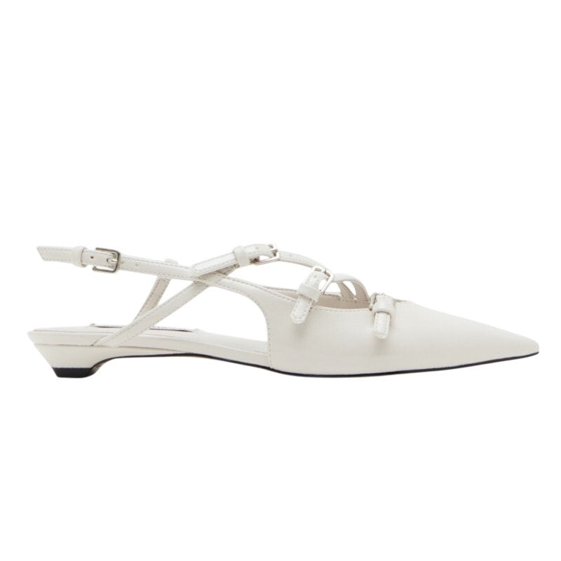 Steve Madden Womens Peony Mules US 7 M Off White Bone Slingback NIB