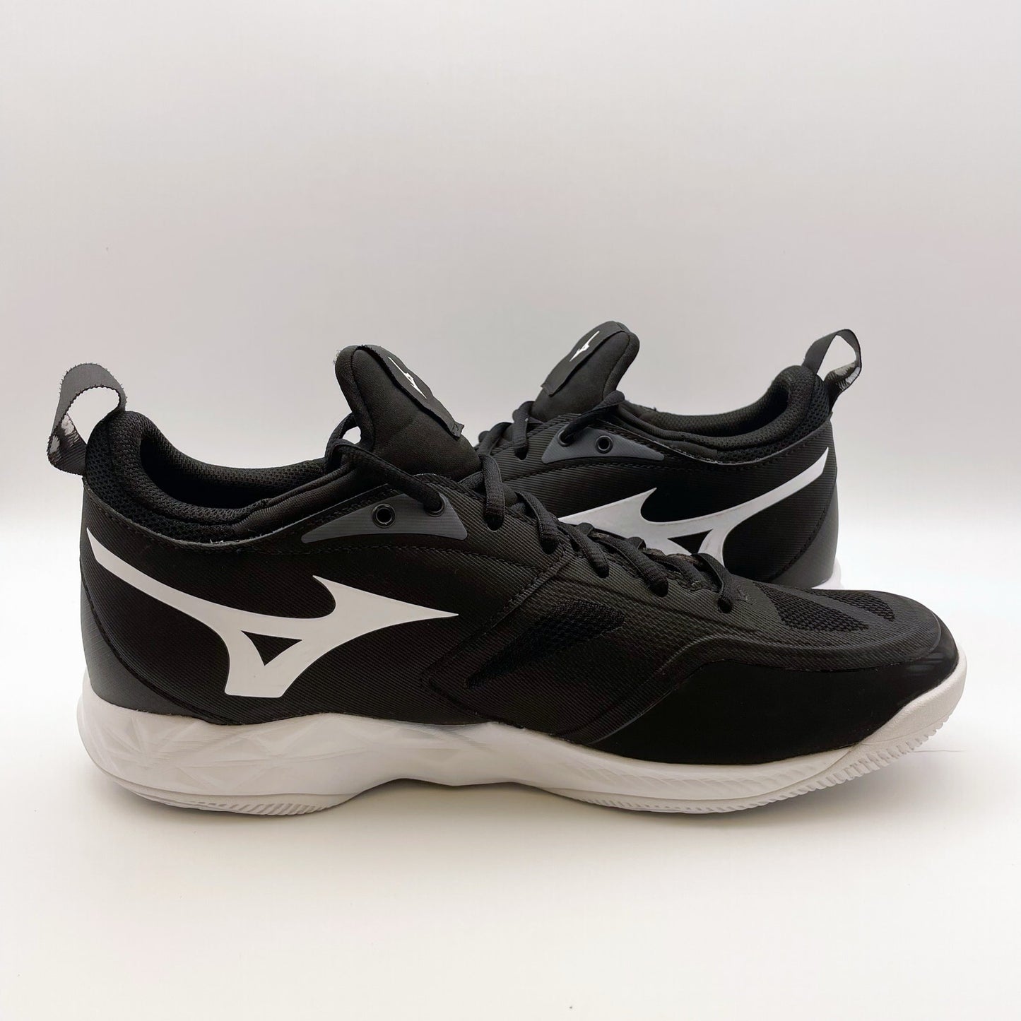 Mizuno Womens Wave Dimension Sneakers US 10.5 EU 42 Black White Athletic NIB