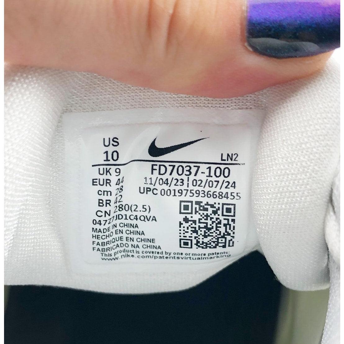 Nike Mens Alpha Menace 4 Pro Molded Football Cleats Size 10 White Black NWOB