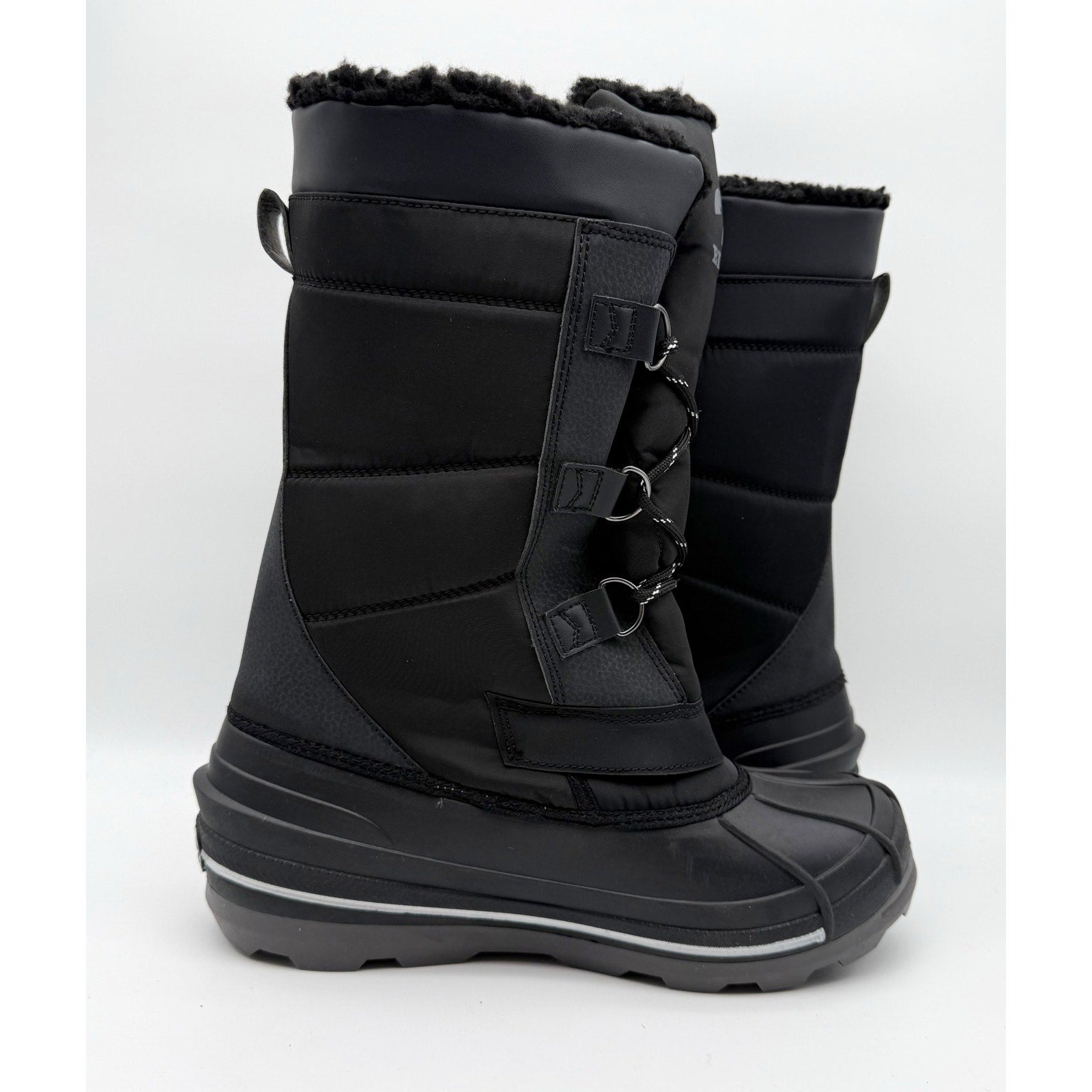 BILLY Footwear Kids Ice II Snow Boots US 7 M EU 39 Black Water Resistant NIB