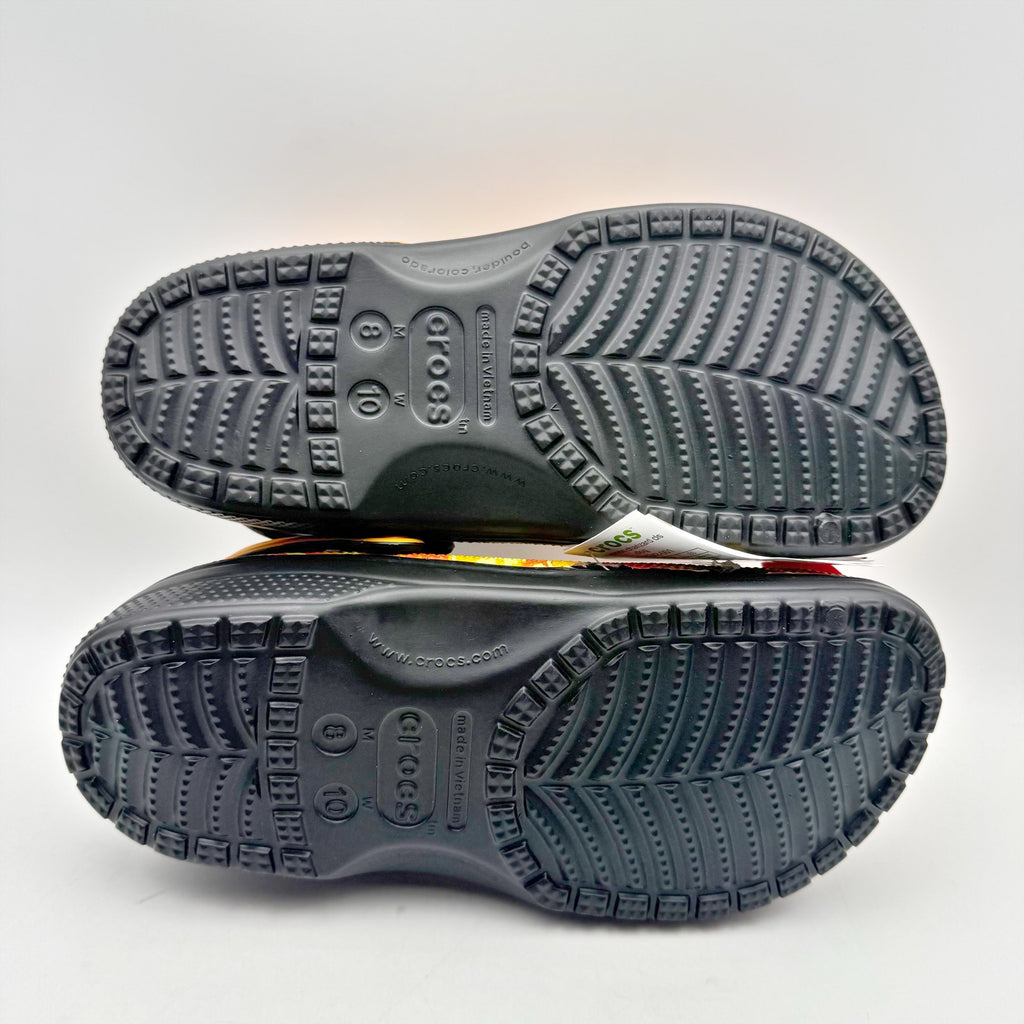 Crocs Mens Classic Pokemon Charizard Clogs Mens 8 Womens 10 Orange Black NWT