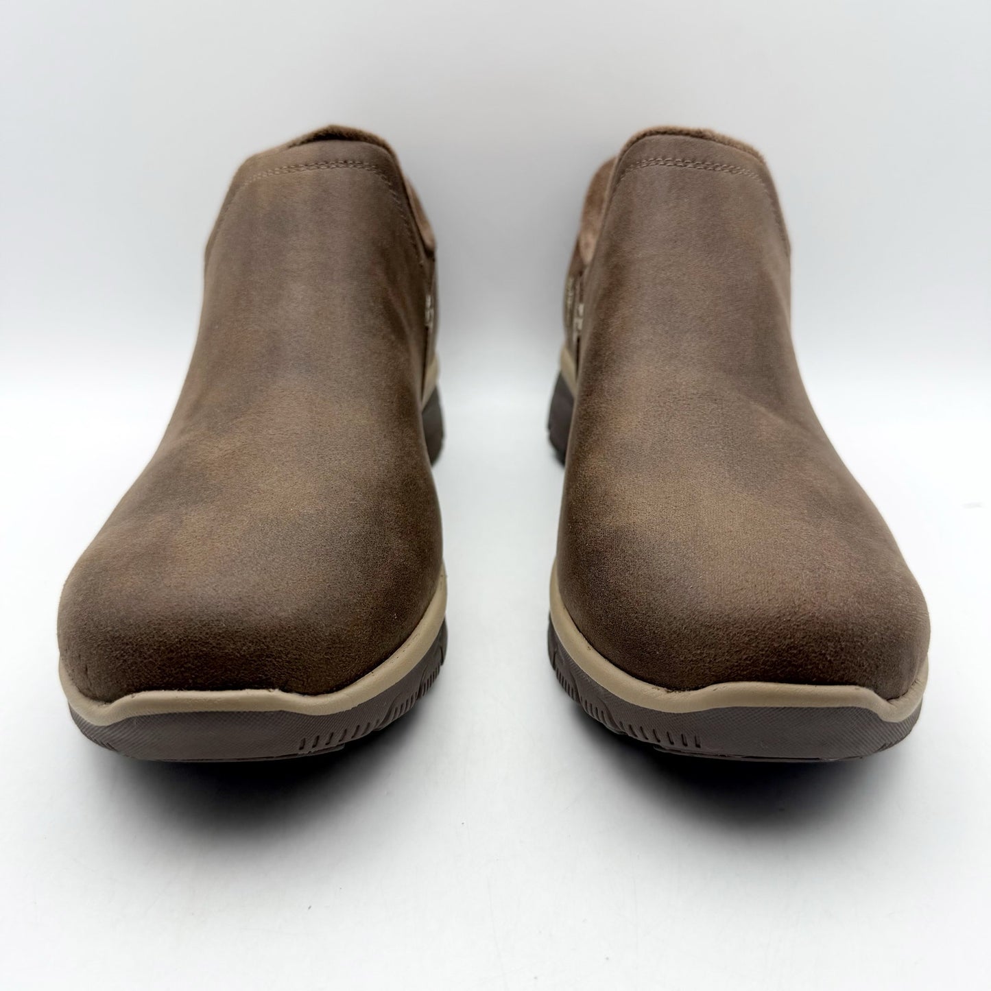 Skechers Womens Easy Going Modern Hour Slip On Shoes US 9 EU 39 Brown NIB