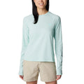 Columbia Womens PFG Uncharted Knit Long Sleeve T-Shirt XXL Glacier Blue UPF NWT