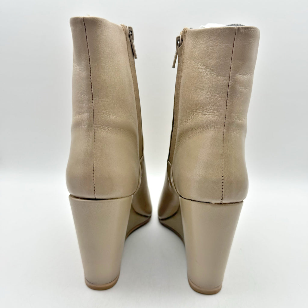 Seychelles Womens Only Girl Wedge Ankle Boots US 6 Tan Leather NIB