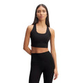EVERLANE Women's The Perform Longline Bra Medium Black Racerback NWT