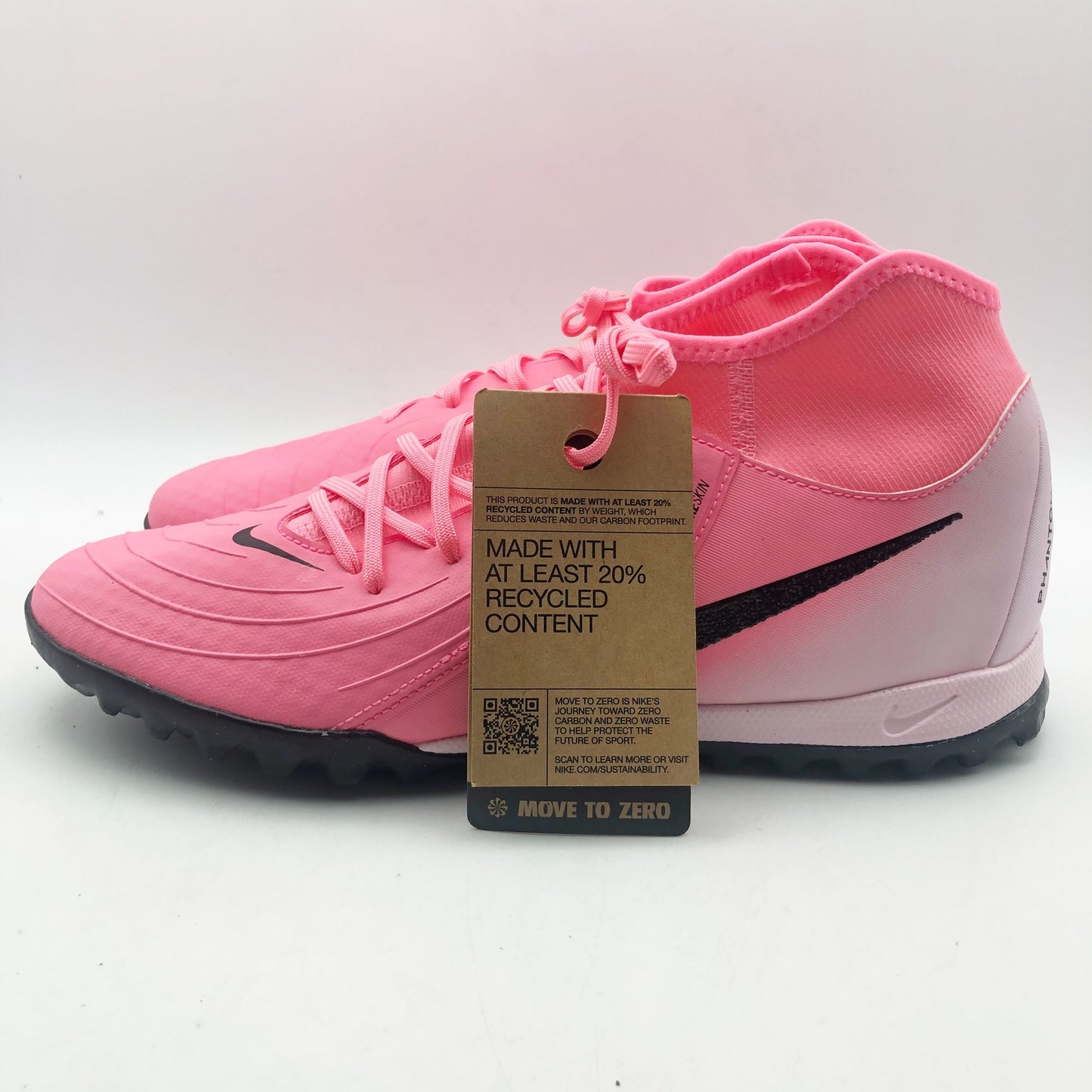 Nike Phantom Luna 2 Academy TF Soccer Cleats Size 7 Pink NWOB