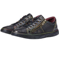 L'Artiste Womens Danli-Bloom Casual Sneakers EU 38 US 7.5-8 Black Leather NWOB