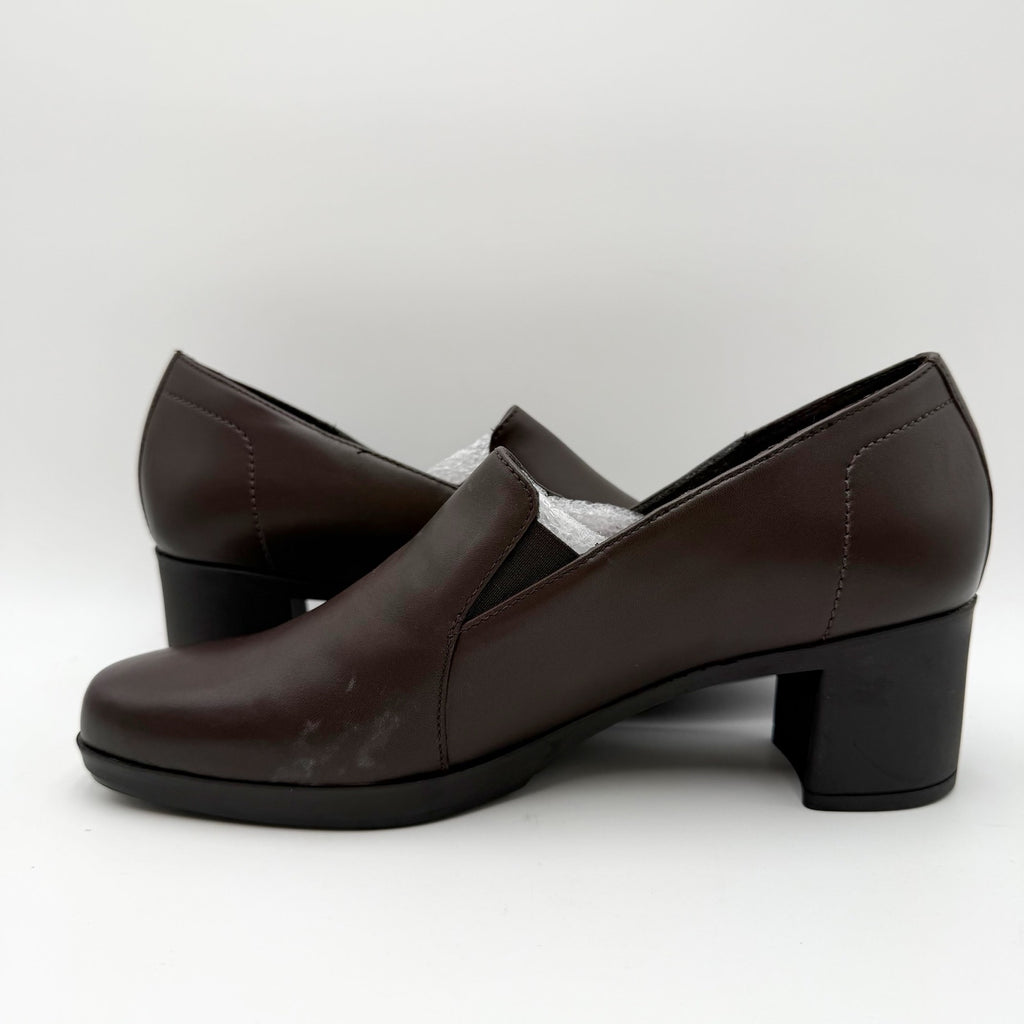 Munro Womens Jemma Pumps Size 11.5 M Brown Leather NIB
