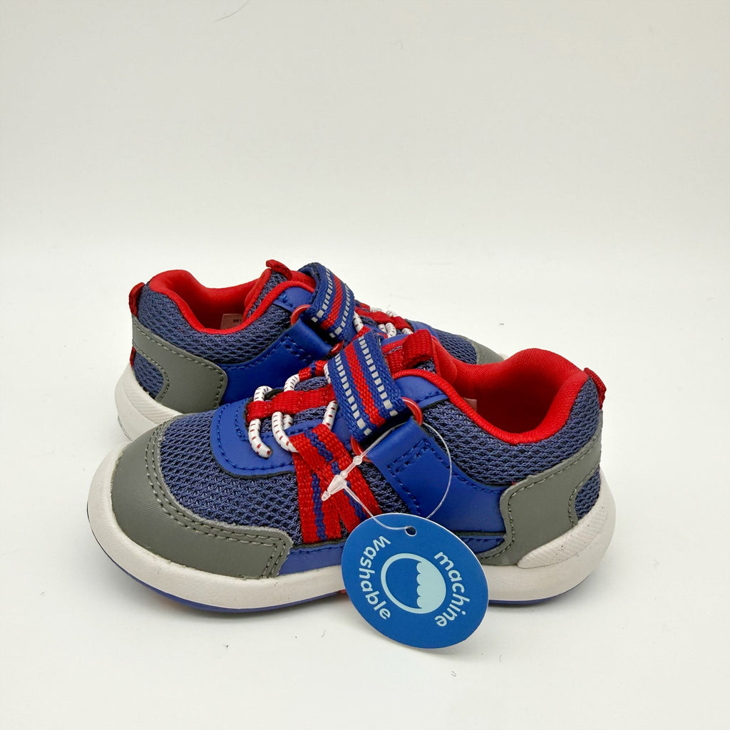 Stride Rite Kids Jasper Sneakers US 5 M EU 21 Blue Red Athletic NIB
