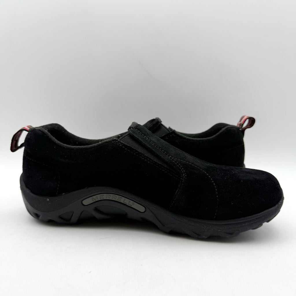 Merrell Kids Jungle Moc Sneaker US 4 EU 35 Black Suede Slip On Shoe NIB