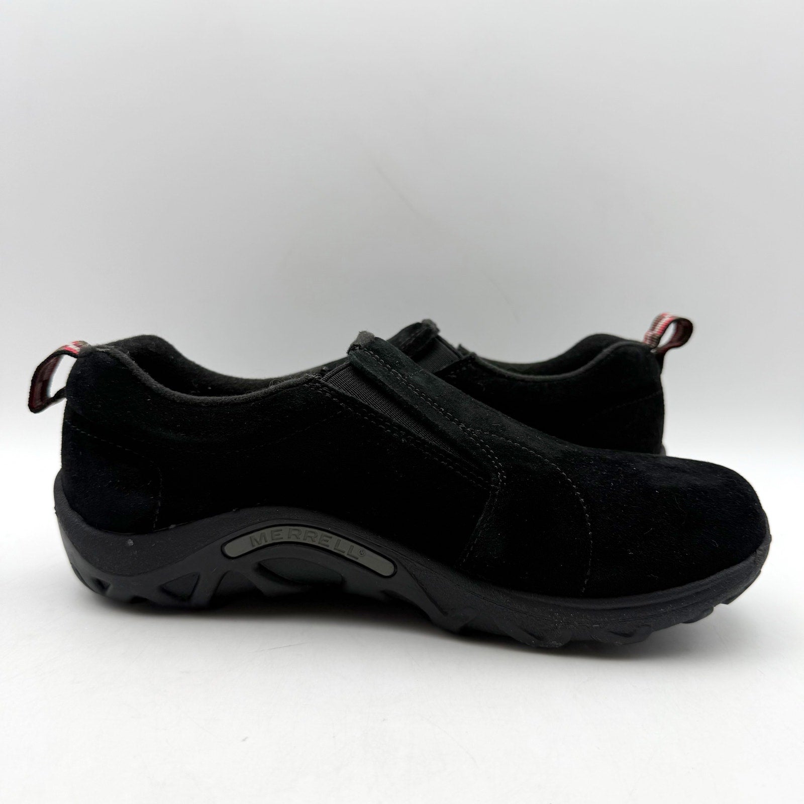 Merrell Kids Jungle Moc Sneaker US 4 EU 35 Black Suede Slip On Shoe NIB