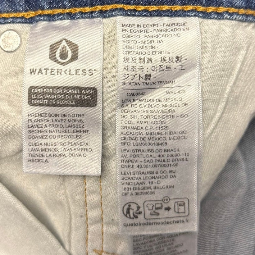 LEVI'S Men's 505 Regular Fit Jeans 34x34 Blue Wash Fremont Drop NWT
