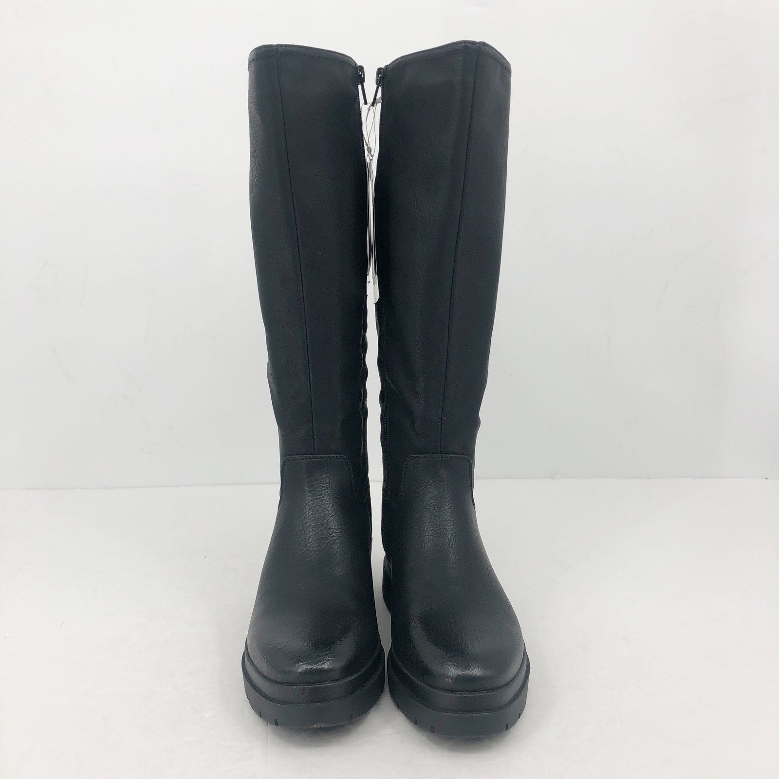 Soul Naturalizer Womens Orchid Calf High Boots US 6 M Wide Calf Black NWOB