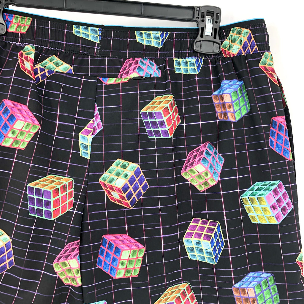 CHUBBIES Men's Solve Its Ultimate Training Shorts 2.0 Large Black Multi NWT