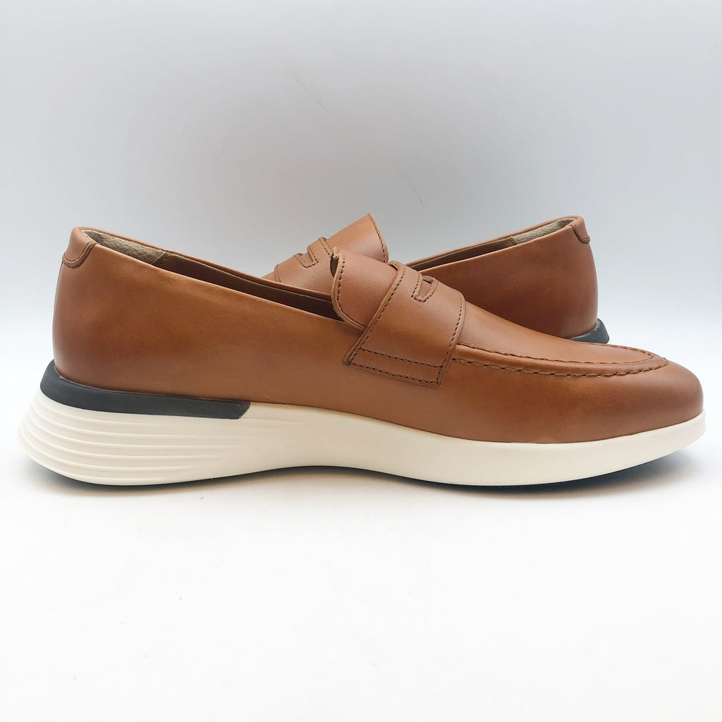 Wolf & Shepherd Crossover Loafer Slip On Mens 6 Womens 7.5 Tan Leather NIB