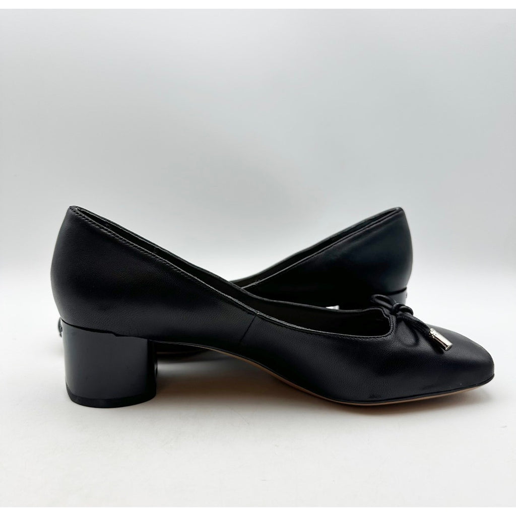 FRANCO SARTO Women's Natalia Pumps Size 7M Black Leather Slip On Heels NWOB